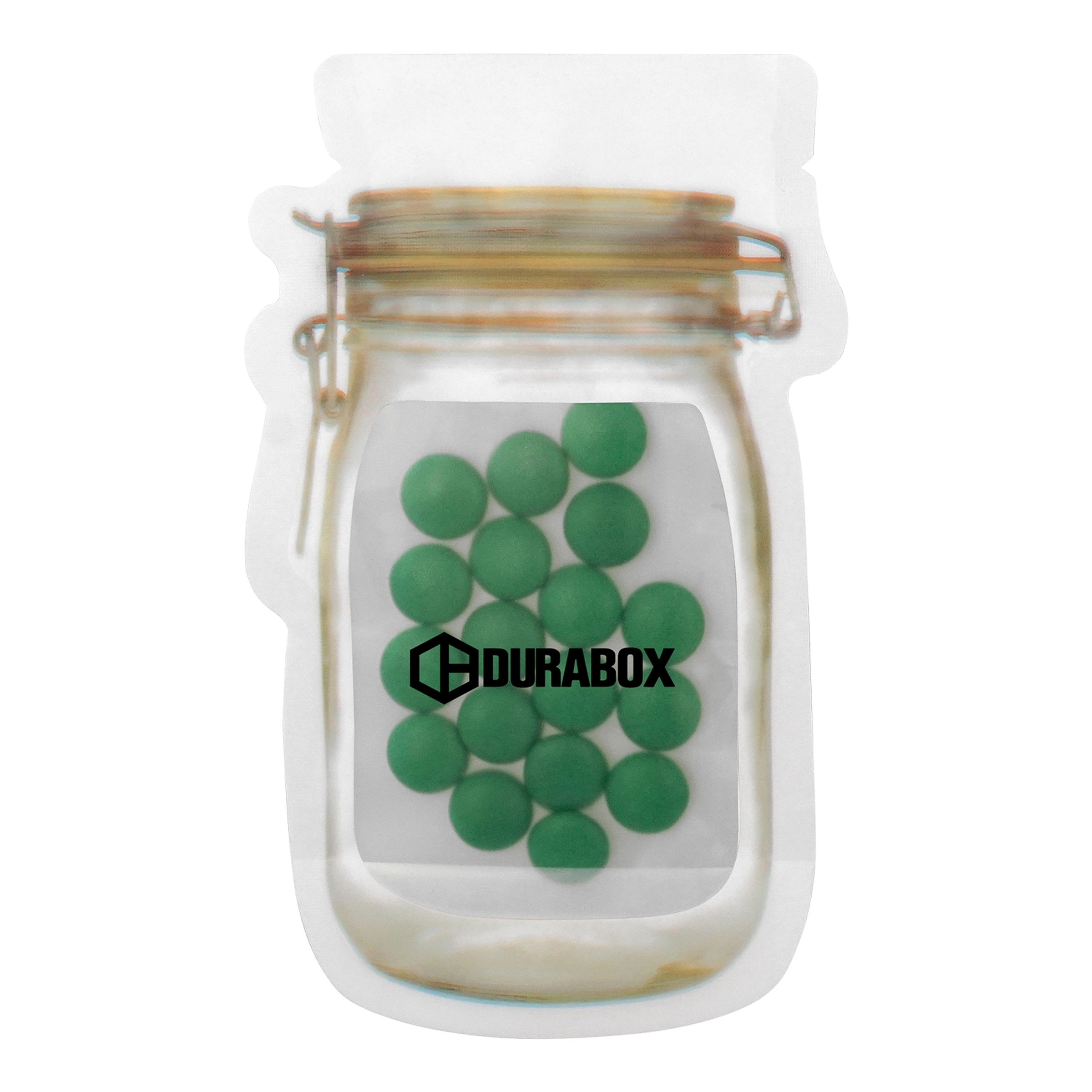 MASON JAR BAG OF PRINTED CANDY 3