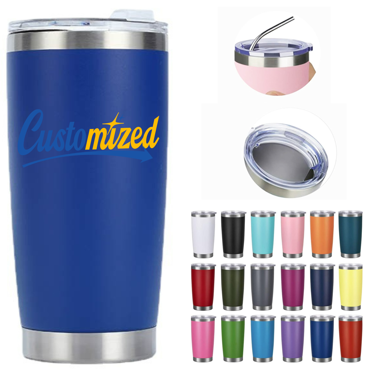 20oz Stainless Steel Car Tumbler 5