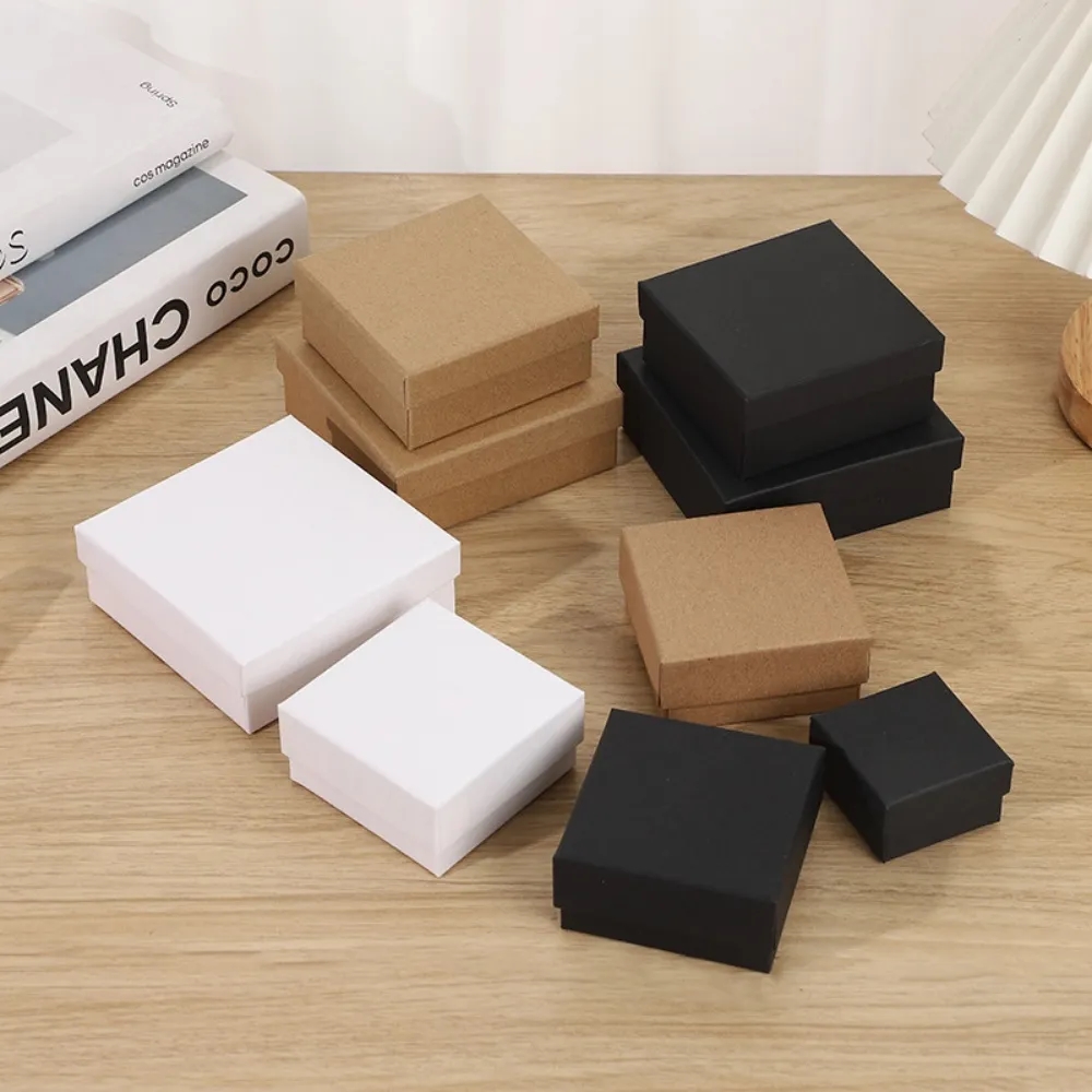 Kraft Jewelry Gift Box with Foam Insert 13