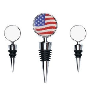 Elegant Big Round Medal Wine Bottle Stopper 2