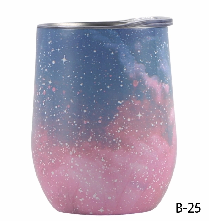 12 OZ U shape Stemless Thermos cup 4