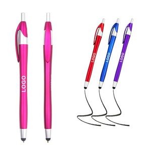 Colorful Slim Pen With Stylus 15