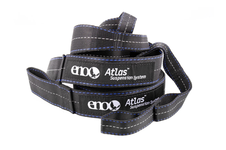 ENO Atlas Hammock Straps - Black/Royal 2