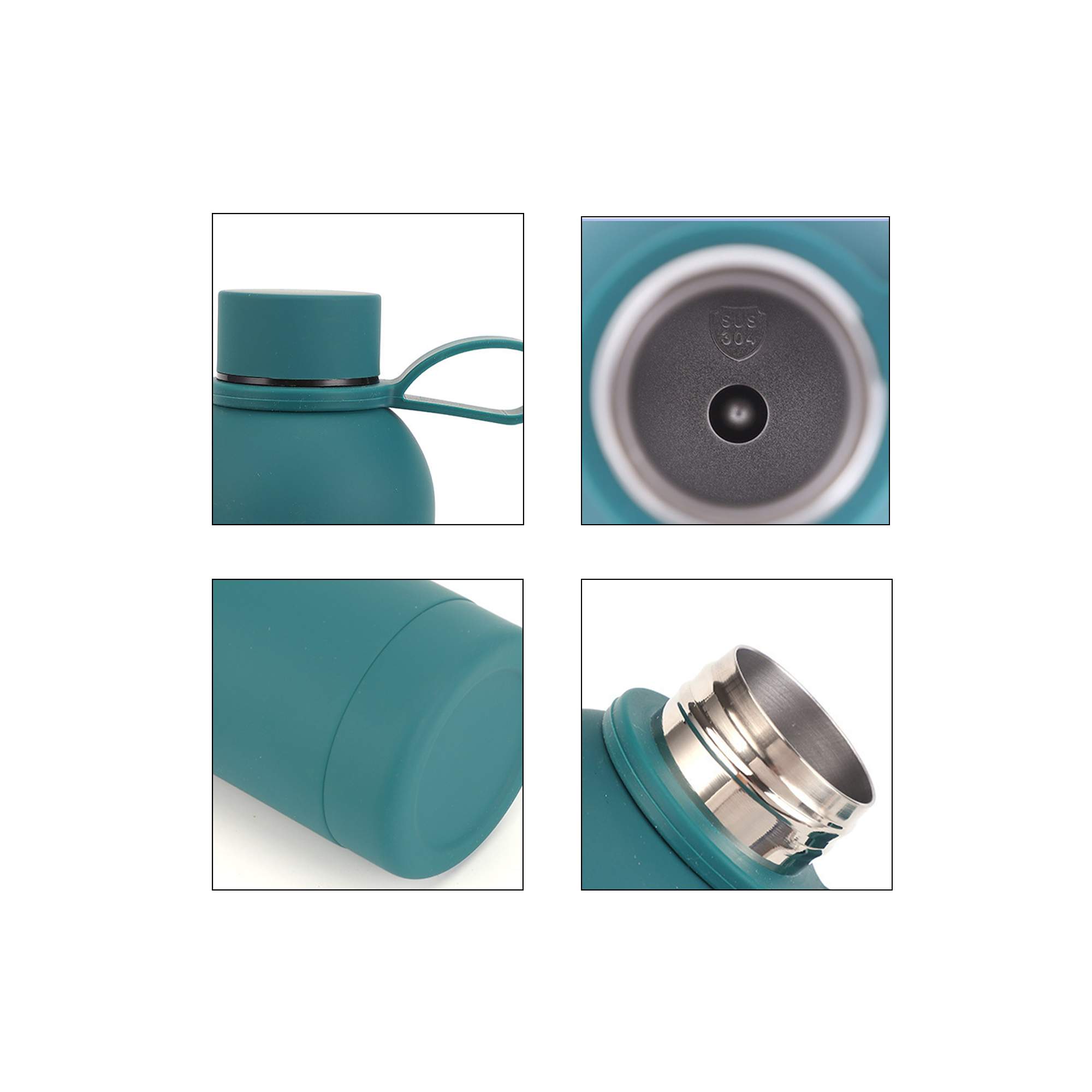 Stainless Steel Thermos Cup With Handle 1