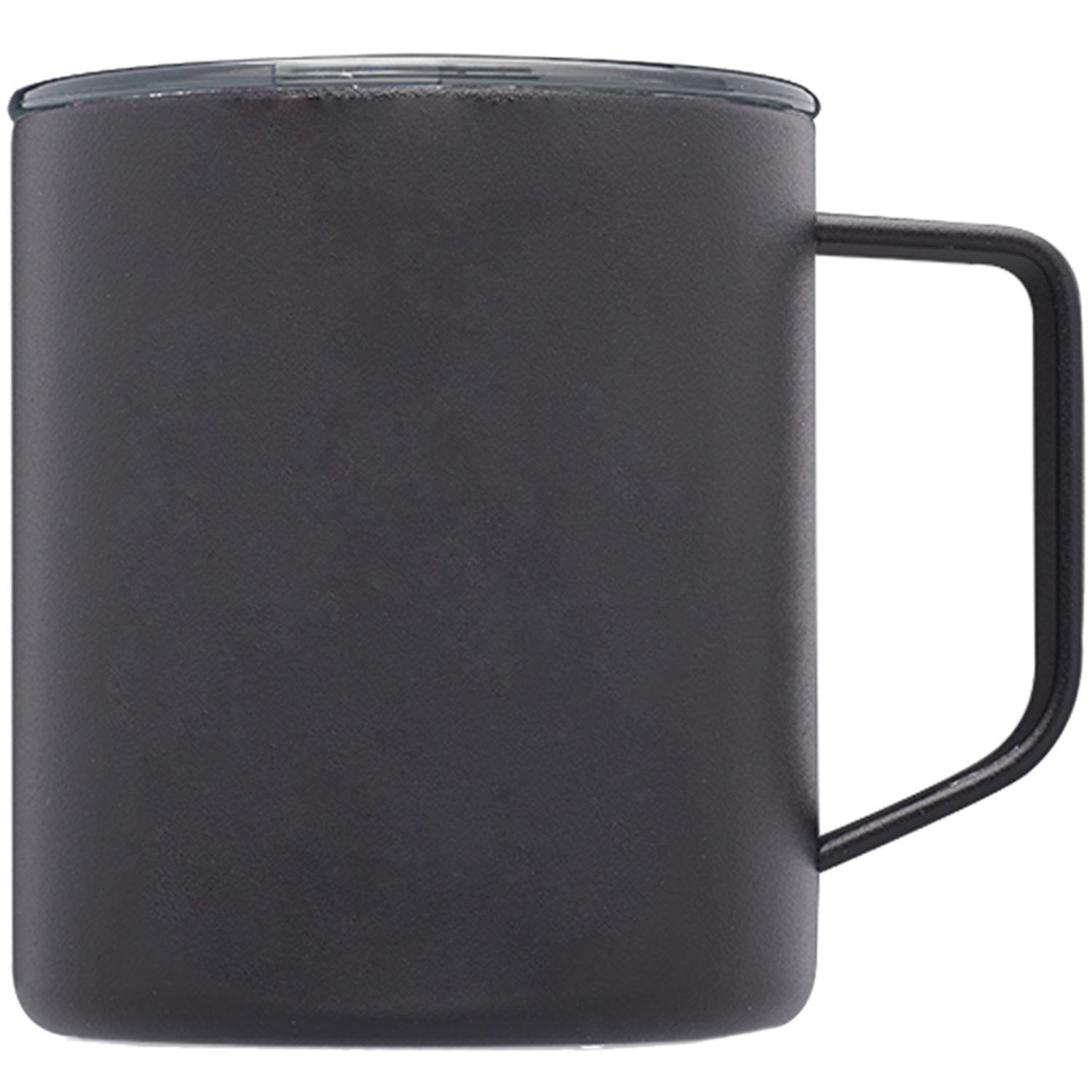 13.5 oz Double Wall Color Coated Travel Mugs W/ Handles