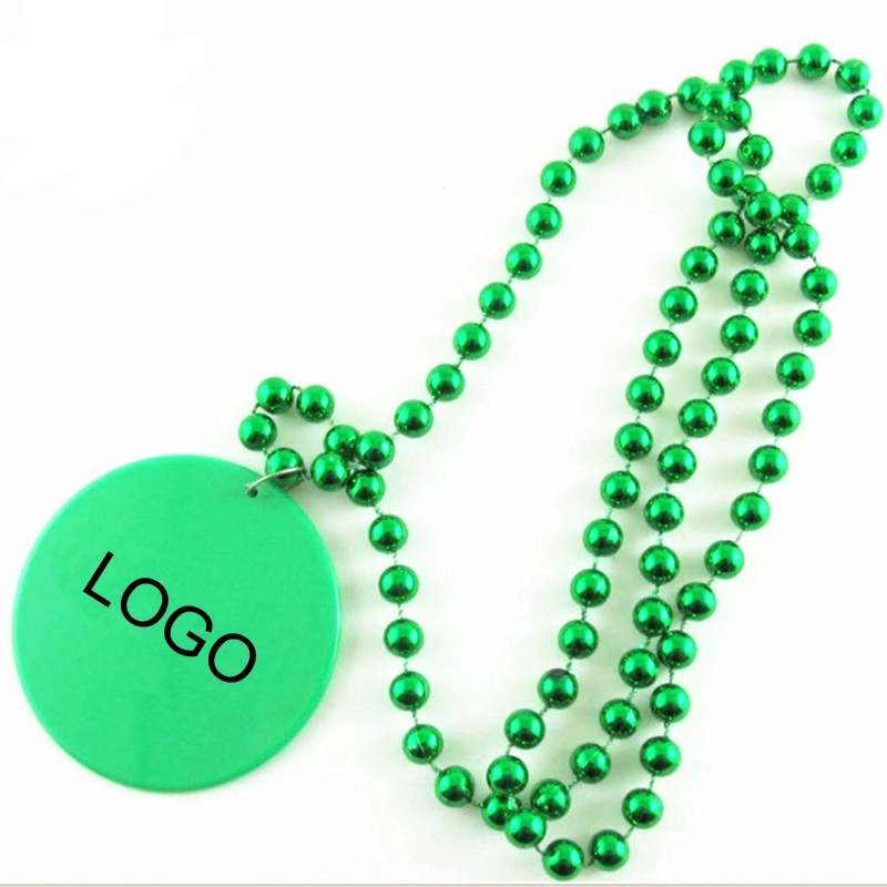 Mardi Gras Beads with Medallion 2