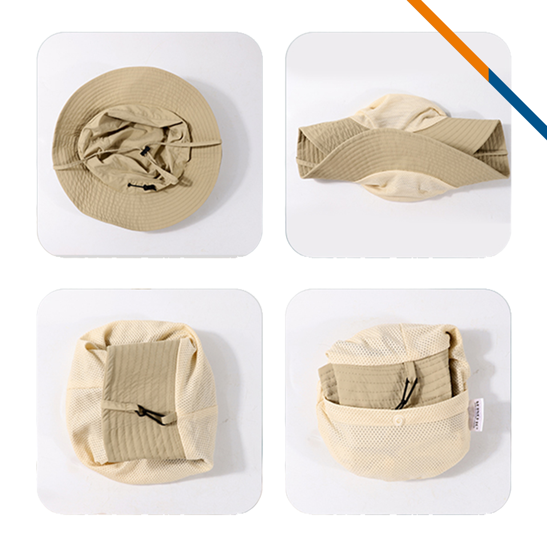 Lulu Foldable Bucket Hat with String 9