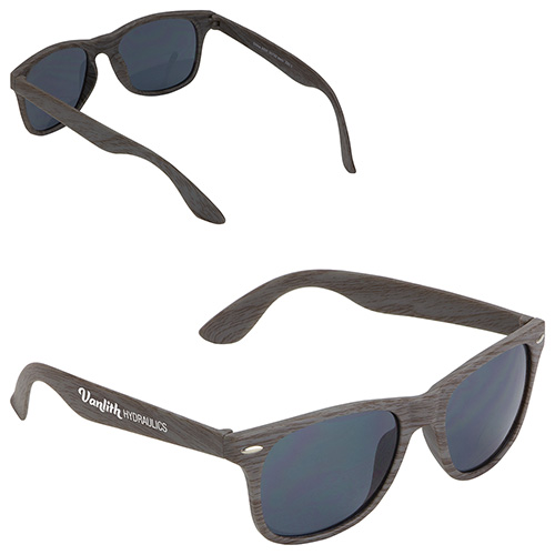 Sebring UV400 Wood Grain Sunglasses 3