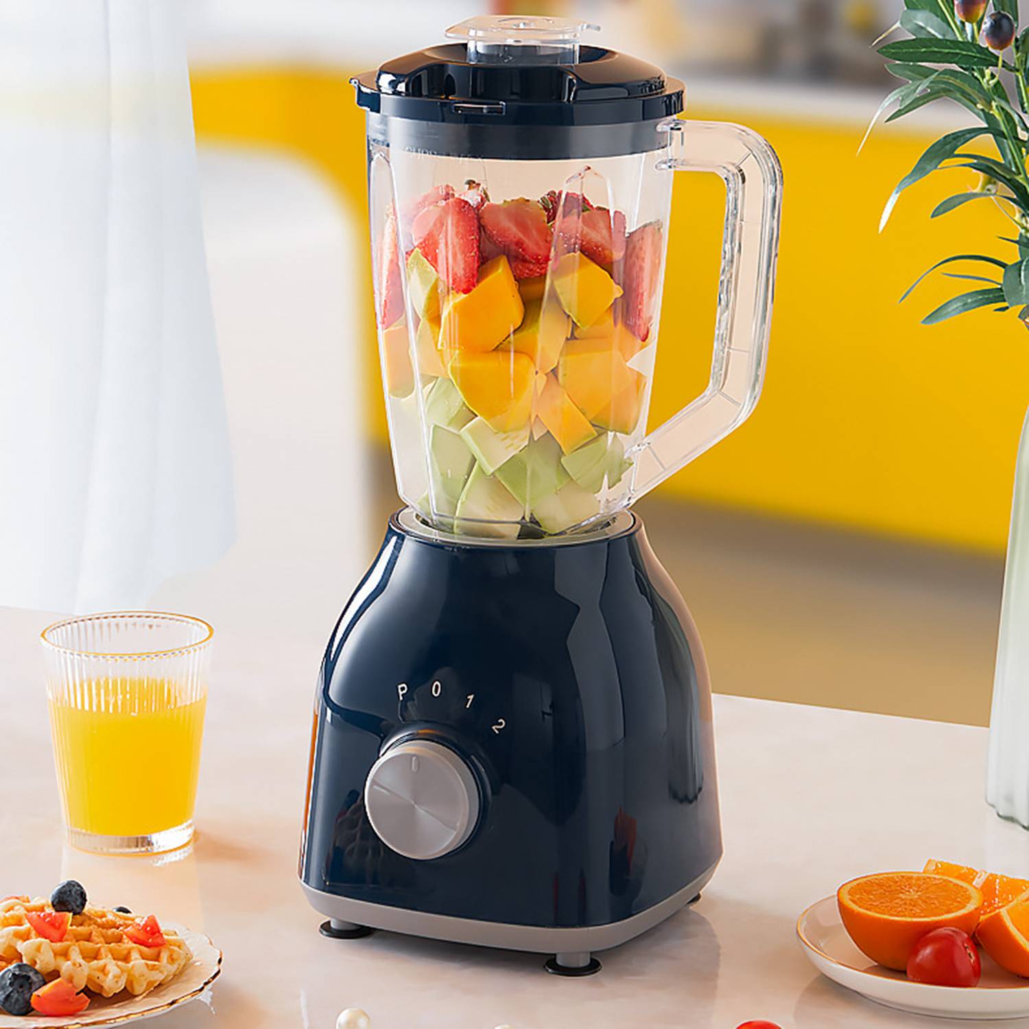 Household Table Food Fruit Multifunctional Electric Blender 3