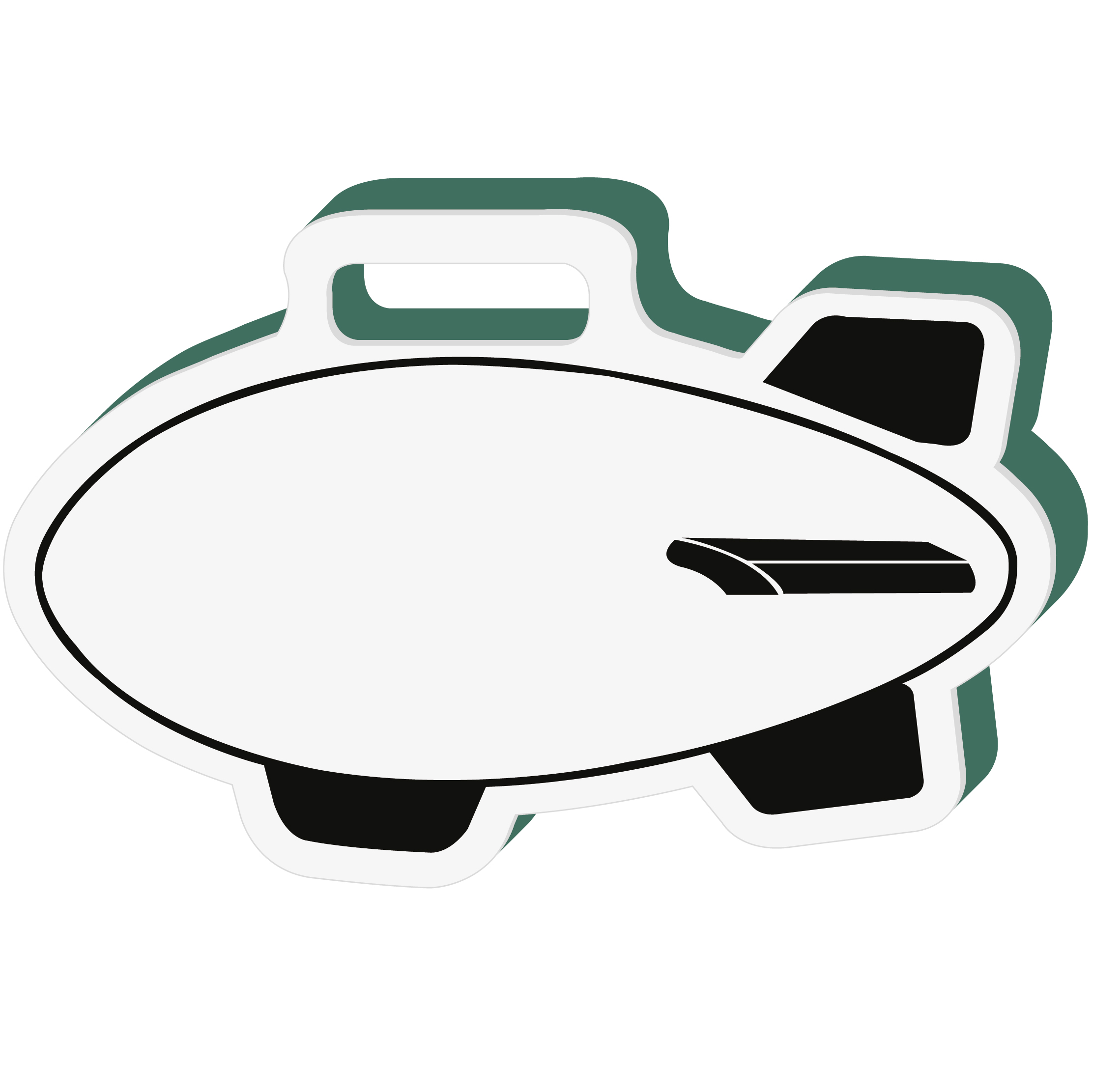 Dirigible Airship Sandwich Cushion 33