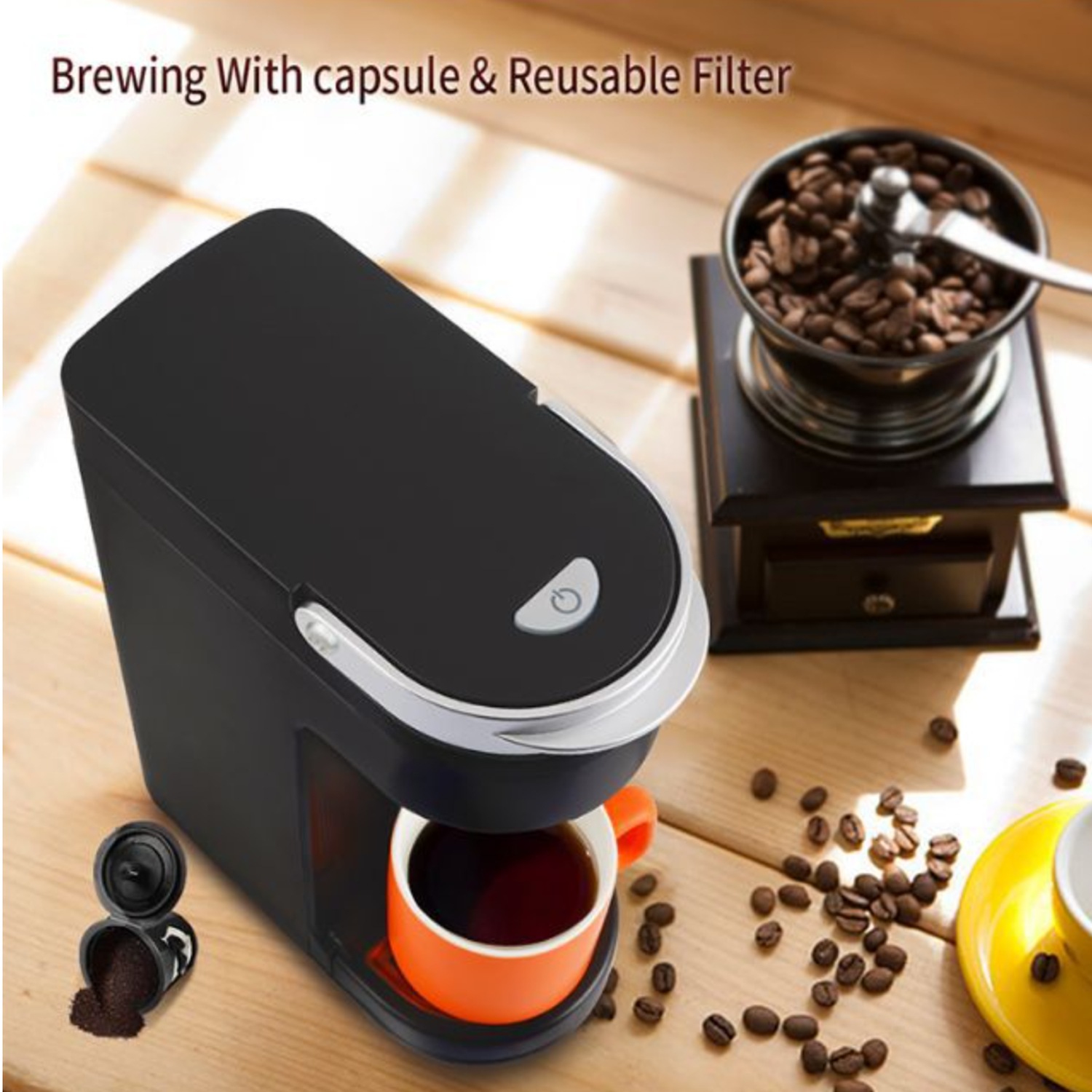 American Kcup capsule coffee maker 6