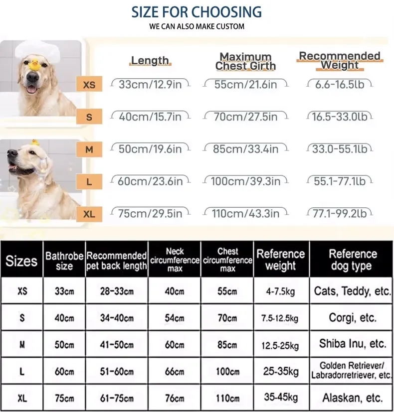 Quick Dry Dog Bathrobe Towel 6