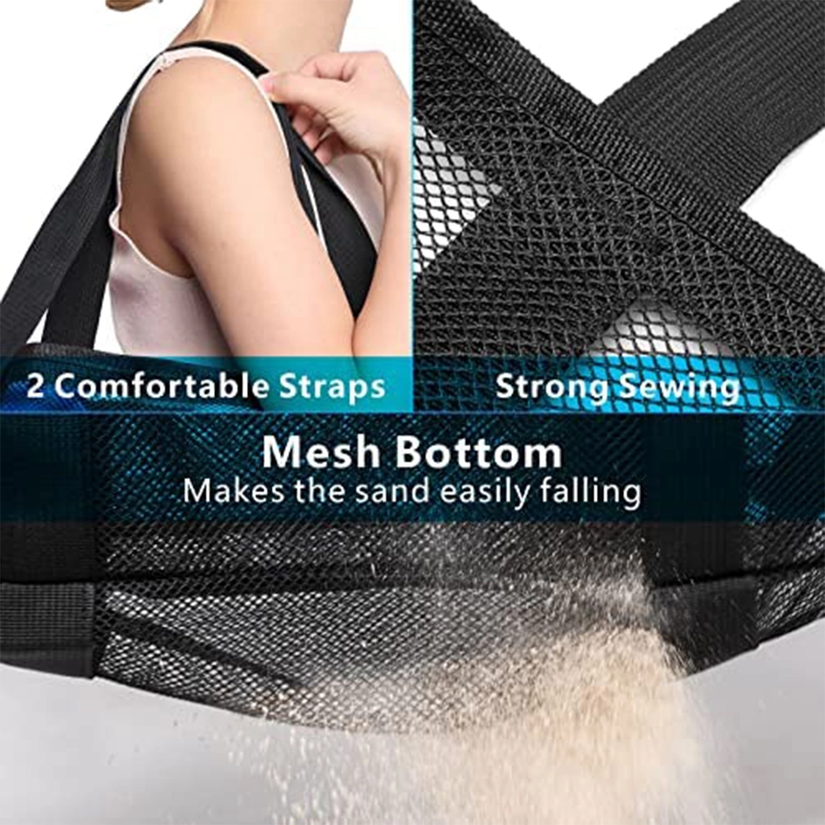 Oversized Mesh Beach Tote Toy Bag 4