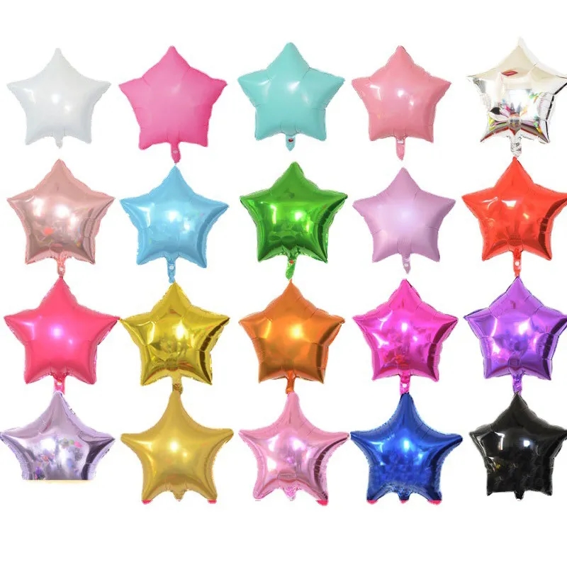 18" Foil Balloon Star Heart Round Shape 3
