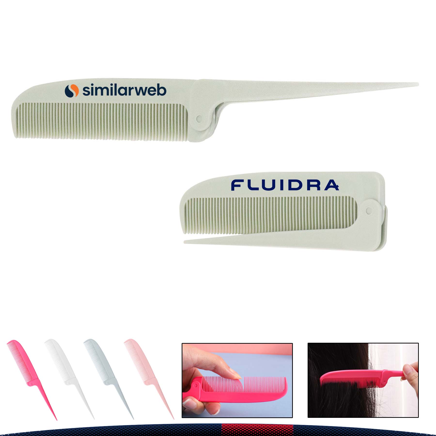 Folding Pointed Tail Comb 4