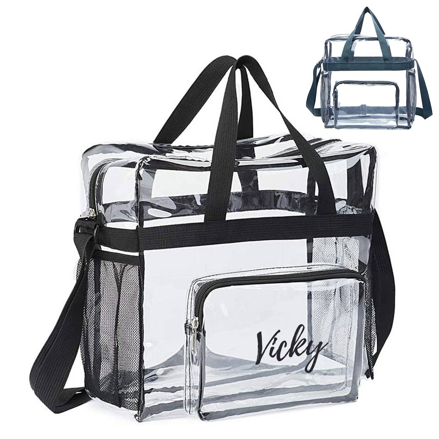 PVC Clear Waterproof Crossbody Bag 4