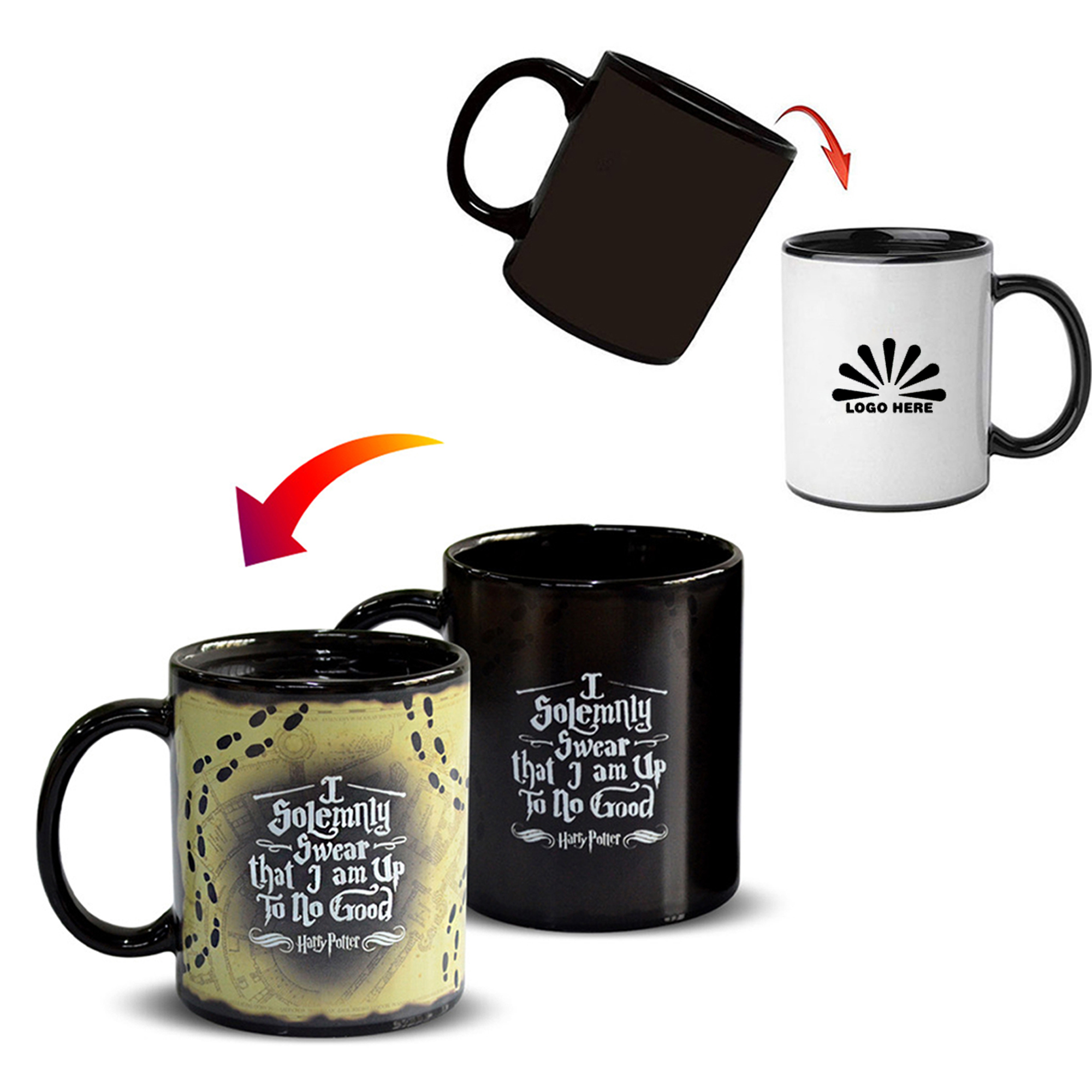 Custom Heat Color Changing Ceramic Mug 2