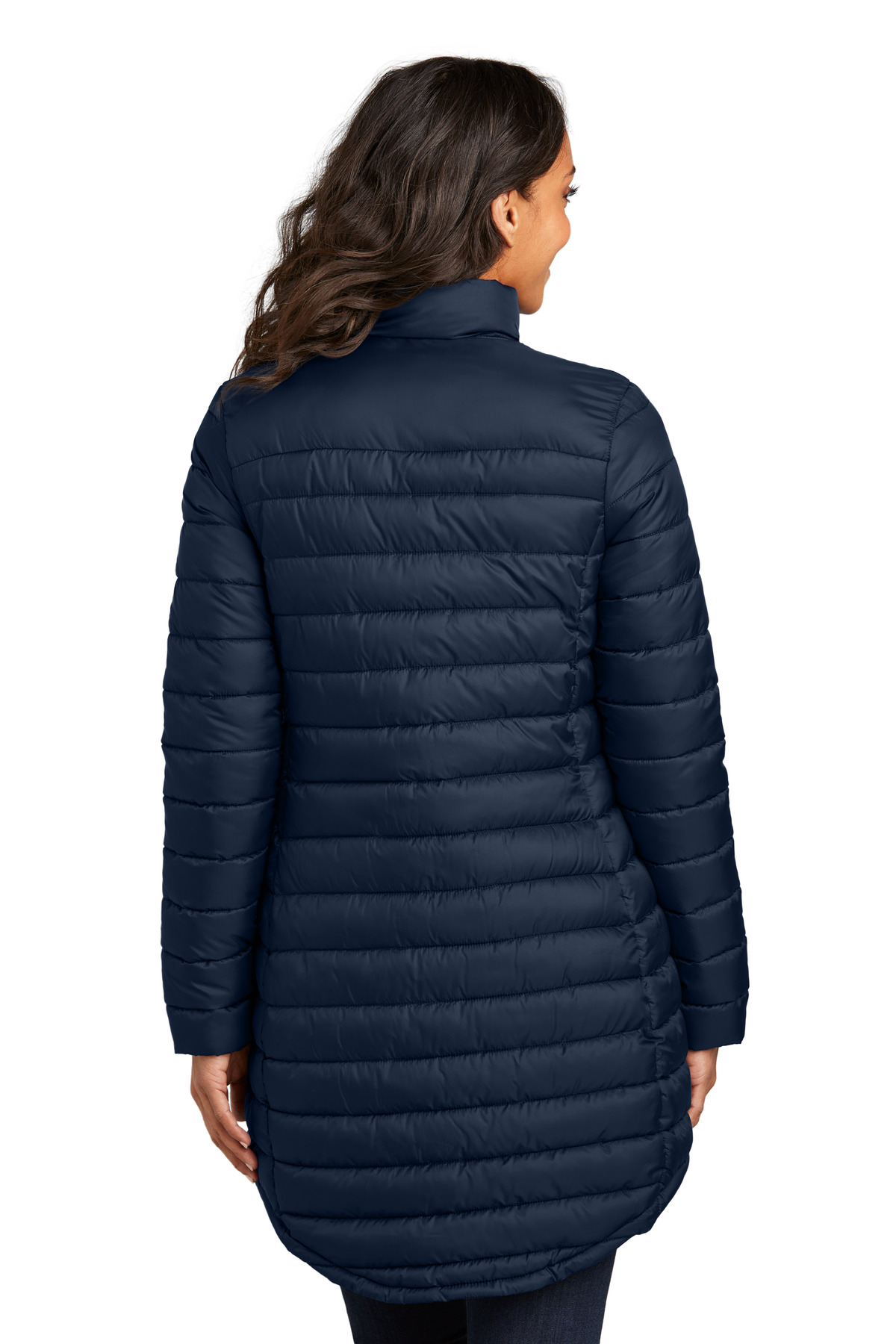 Port Authority Women's Horizon Puffy Long Jacket L365 2
