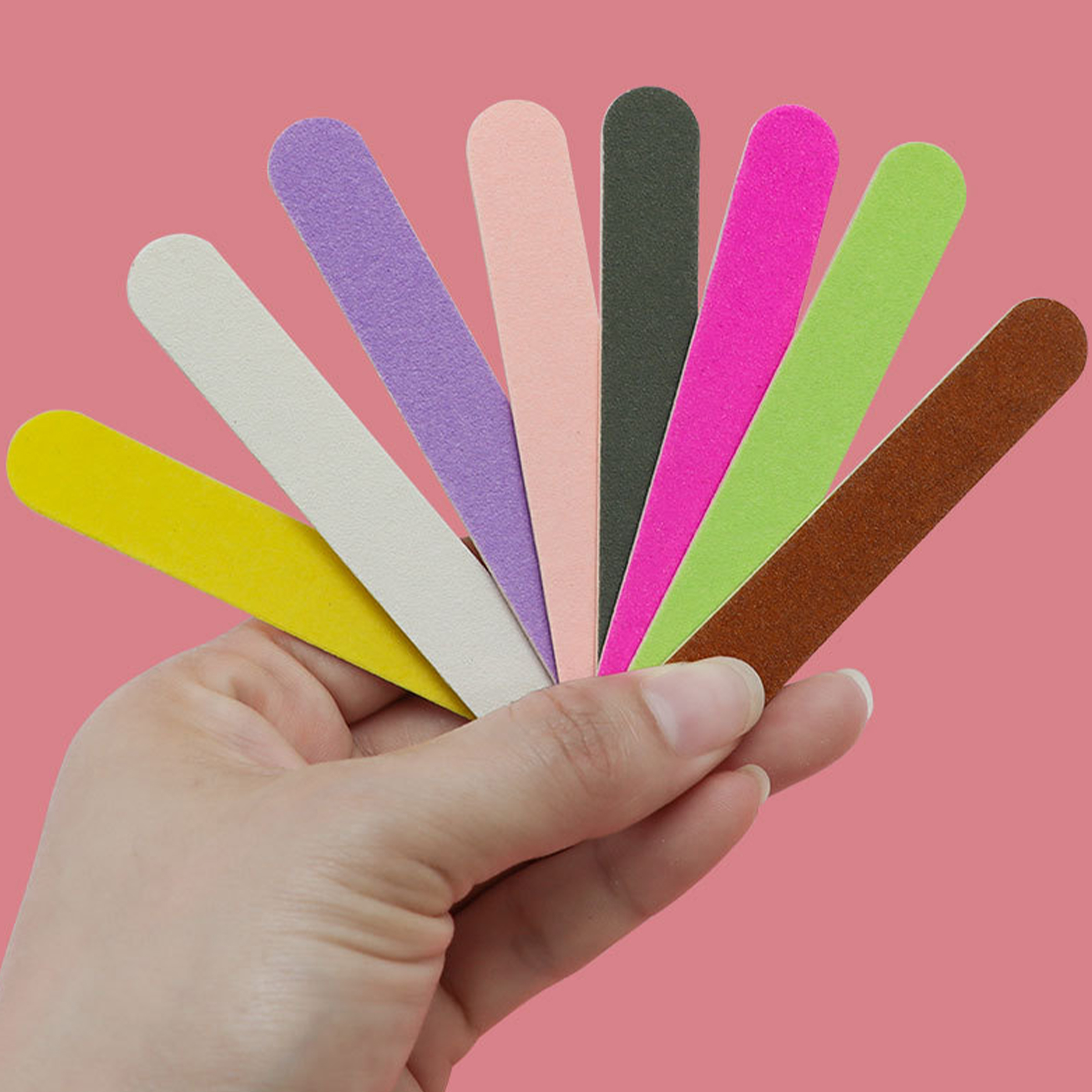 Wood Veneer Mini Colored Nail Polish Strip 2