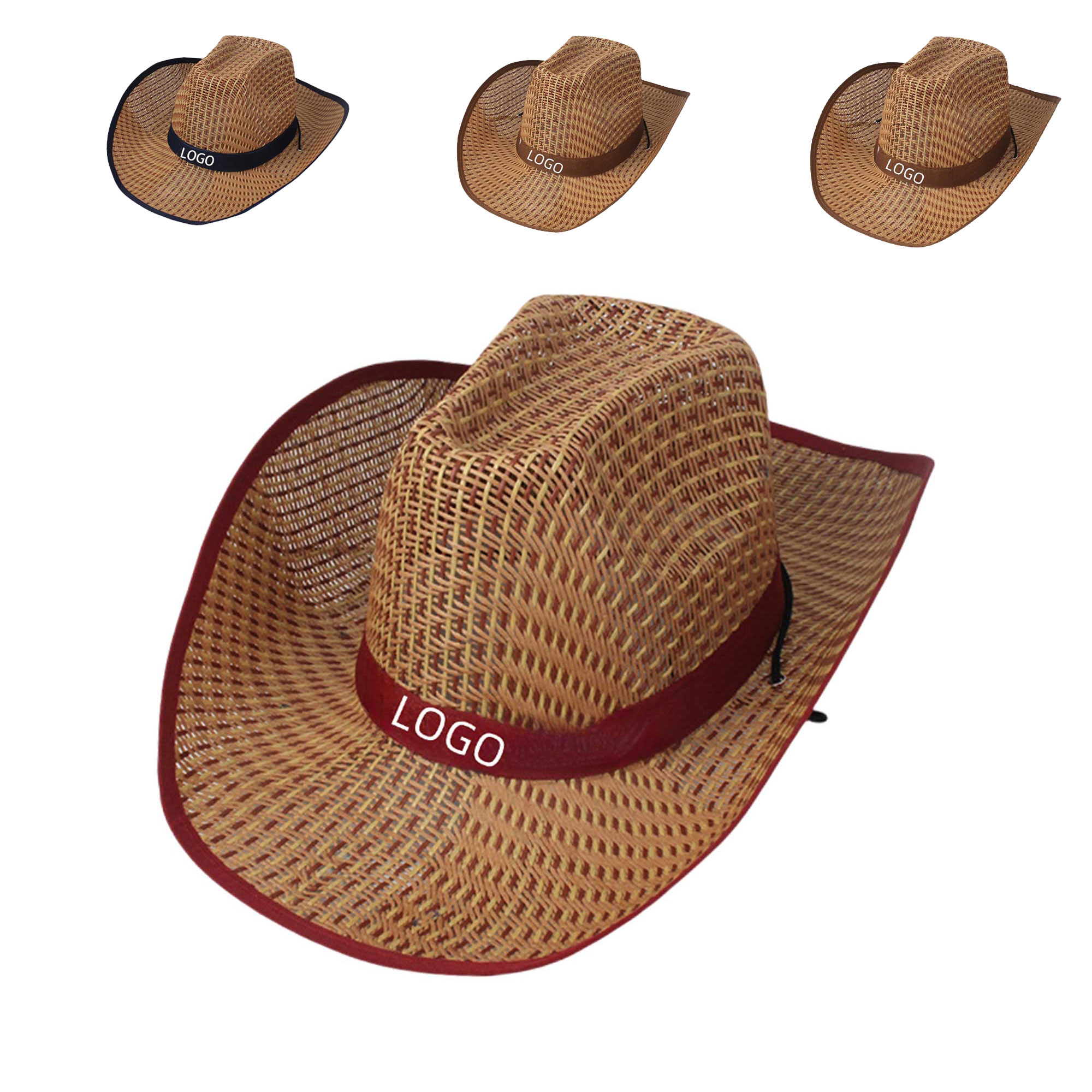Outdoor Straw Hat With Sun Protection 2