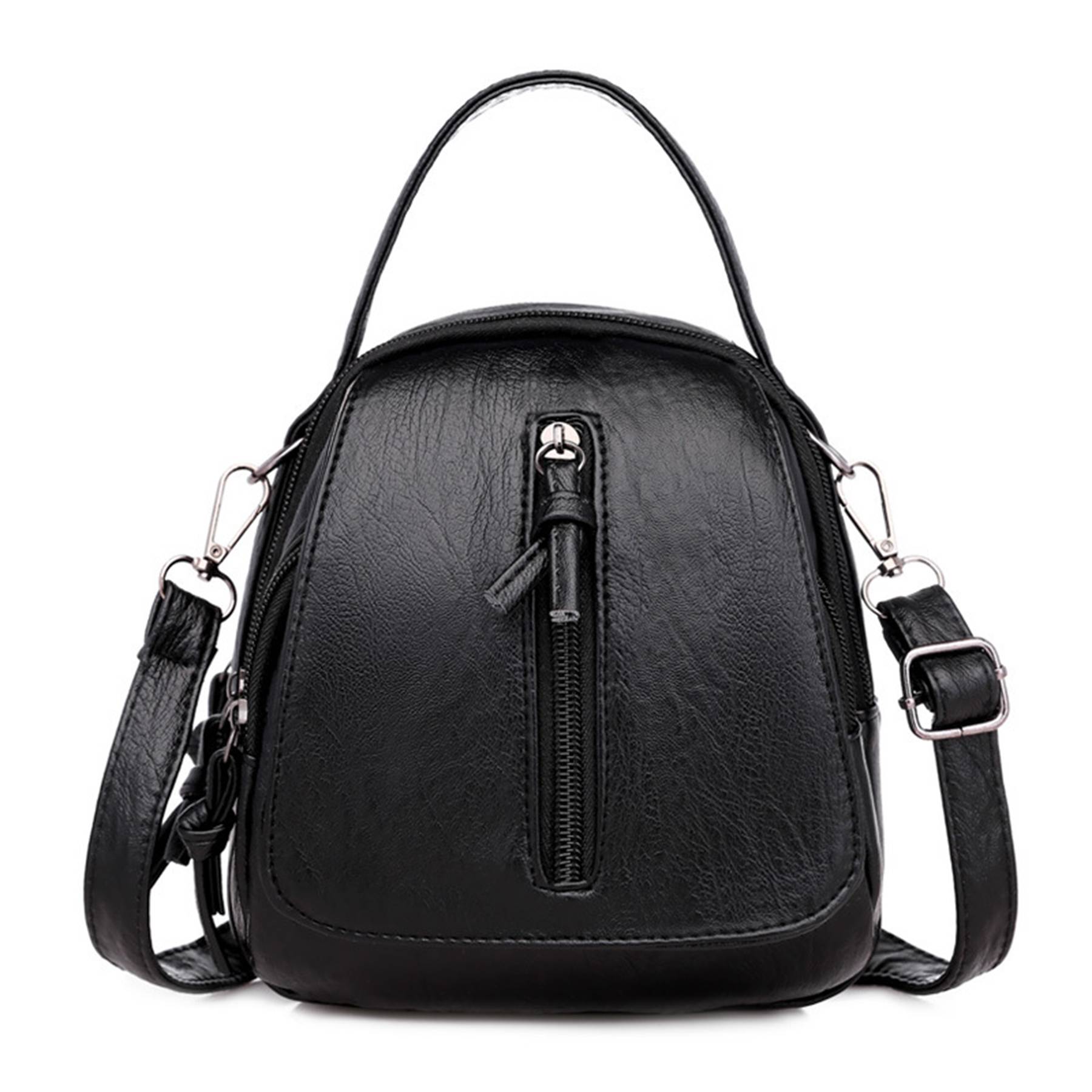 Women Genuine Leather Backpack Purse Travel Handbag College 4