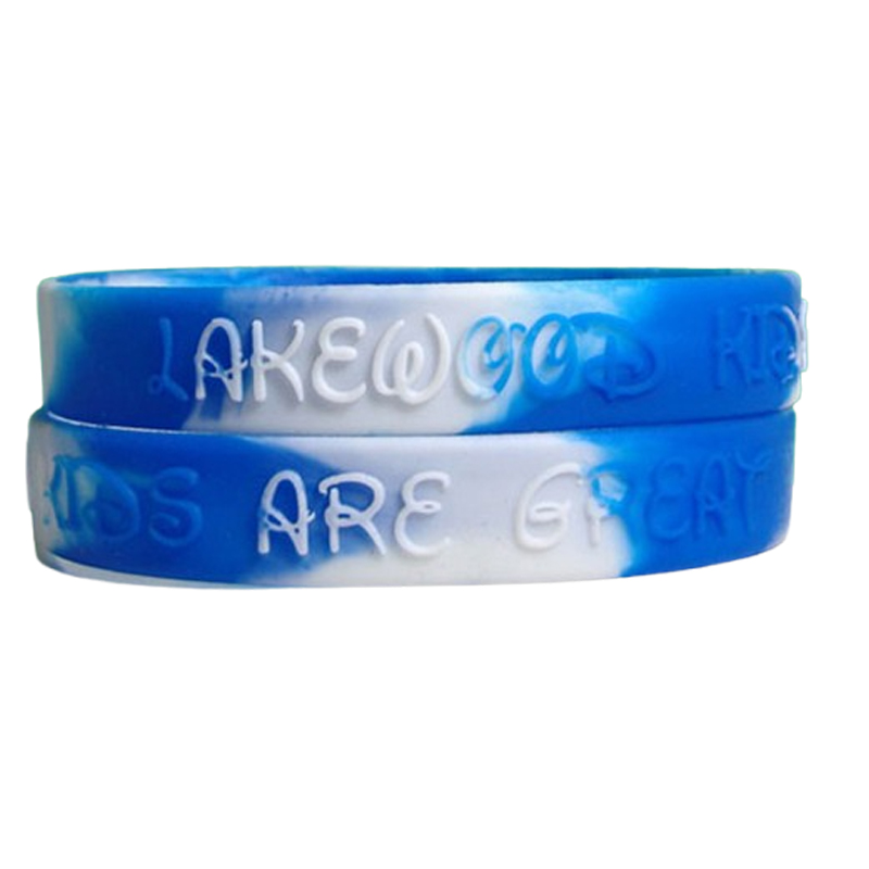 1/2" Embossed & Swirled Silicone Bracelets 1