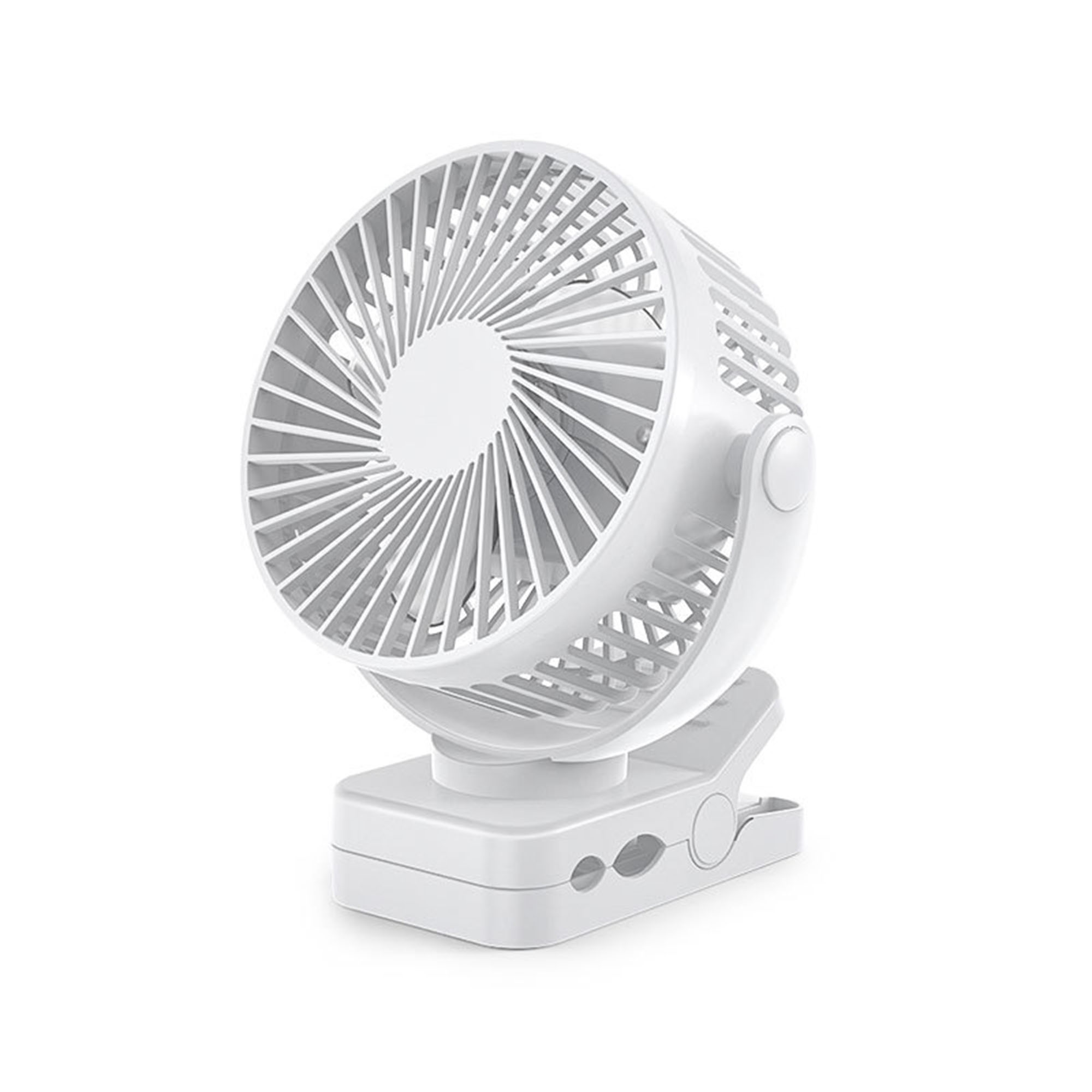 6" 3-in-1 Clip-On Tent Fan with LED & Power Bank 5