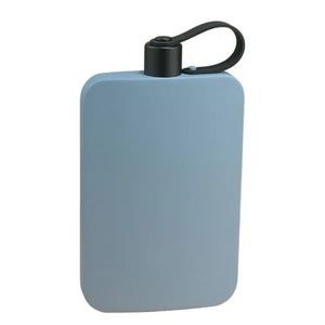 17 oz. Stainless Steel Portable Black Flask 18