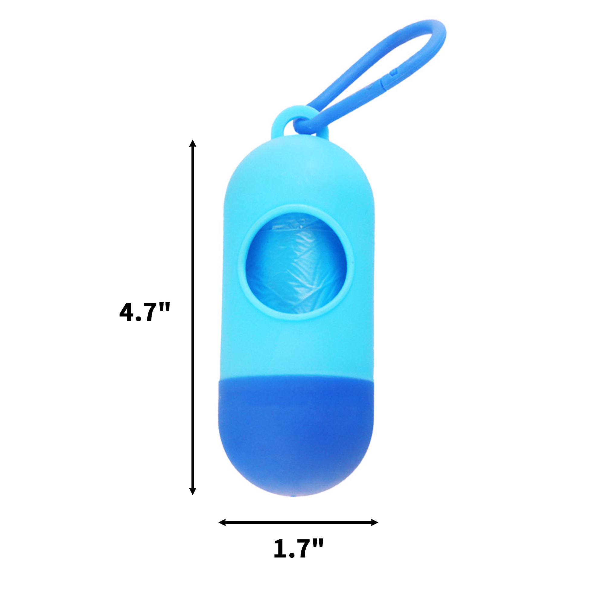Plastic Clip Holder For Pet Cleanup Roll With 4.7" Length 9