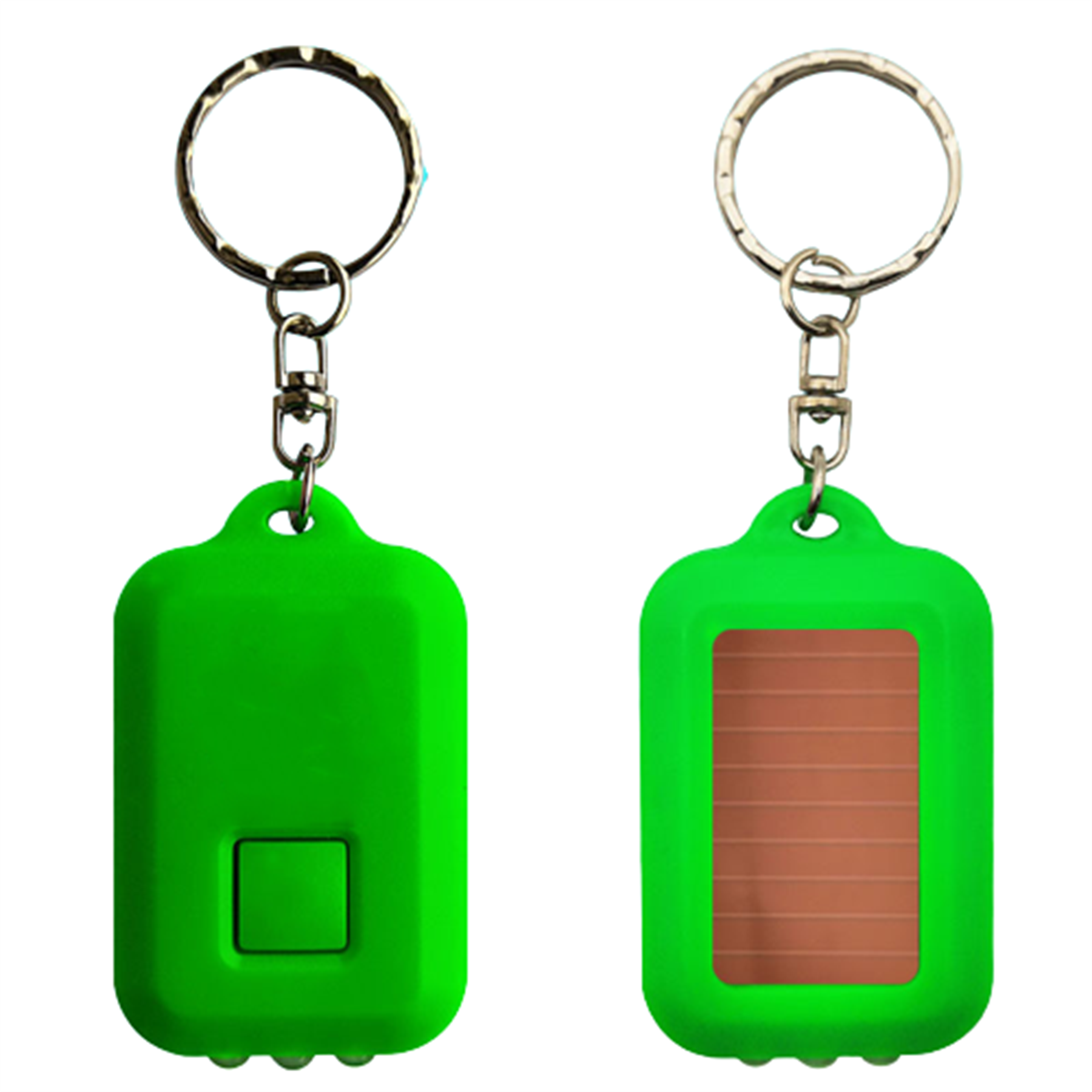 Solar Power 3 LED Light Keychain 1