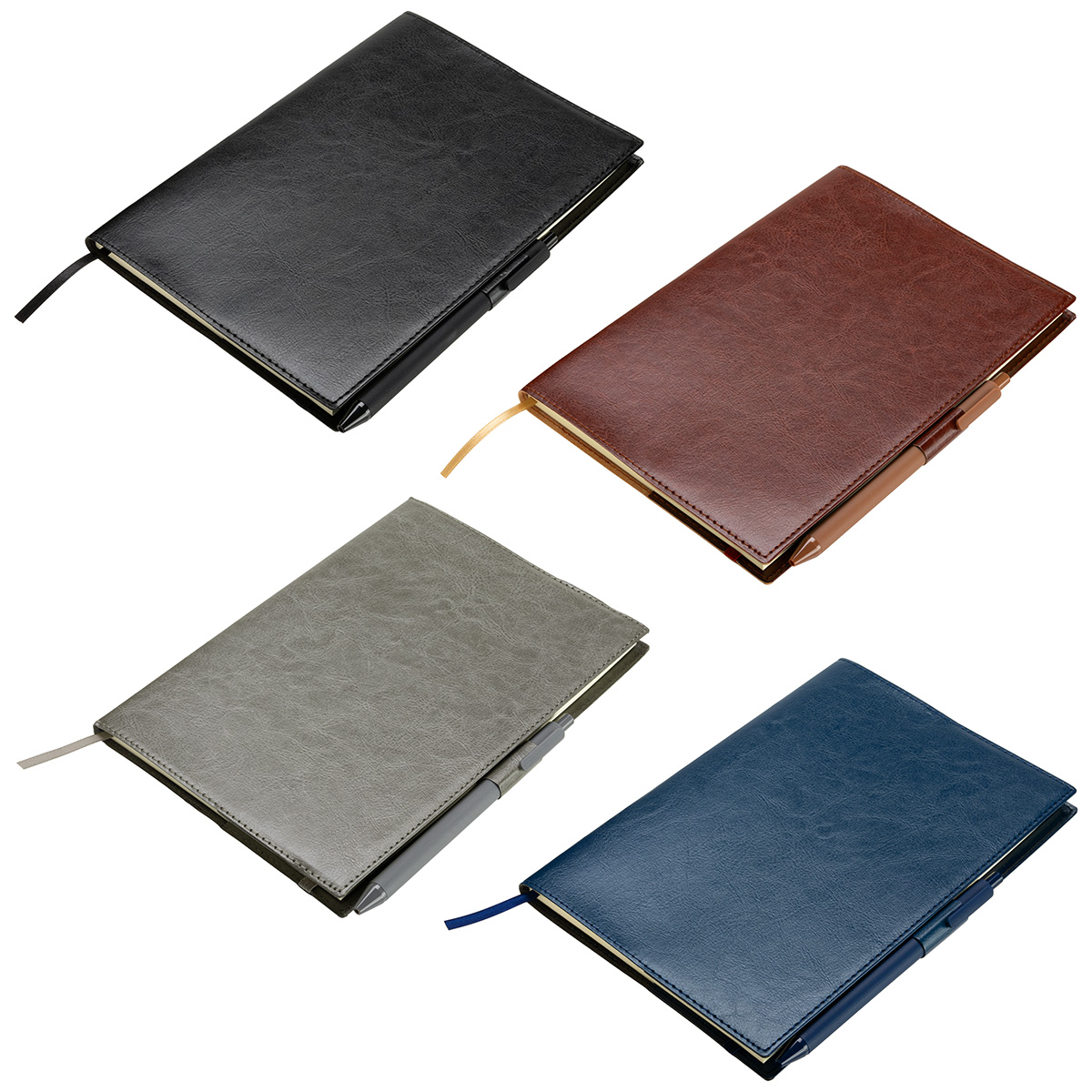 Conclave Refillable Leatherette Journal with Pen 16