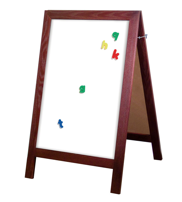 Magnetic A-Frame Wet-Erase Board 24"W x 36"H