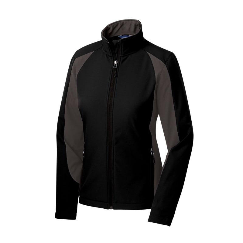 Sport-Tek Women's Colorblock Soft Shell Jacket. 13