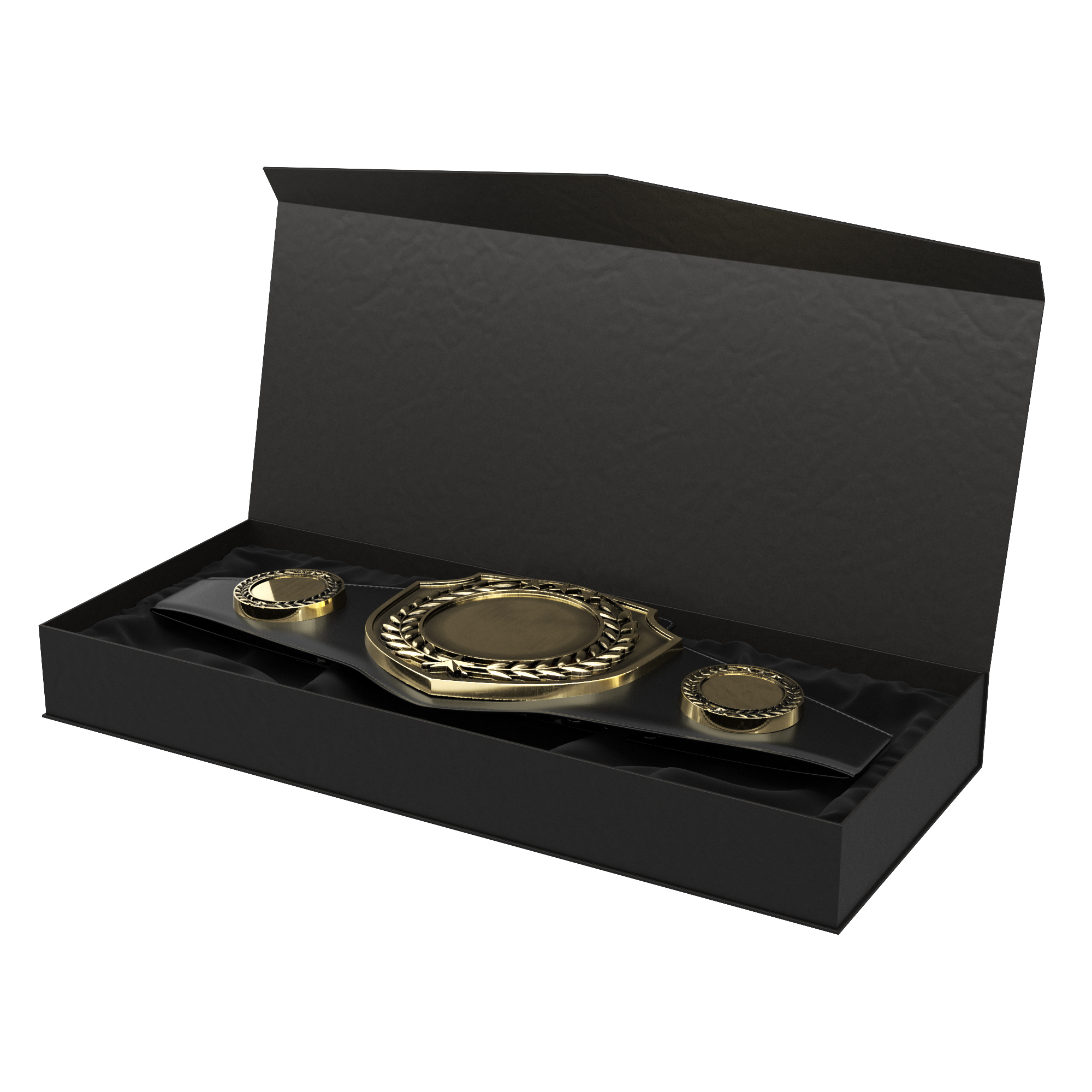 Express Vibraprint® Antique Bright Champion Award Shield Belt 6
