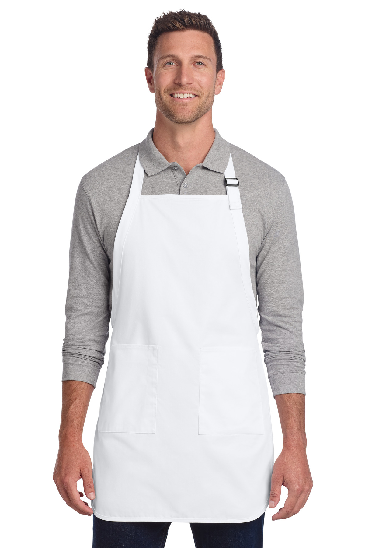 Port Authority Full-Length Two-Pocket Bib Apron. A600 7