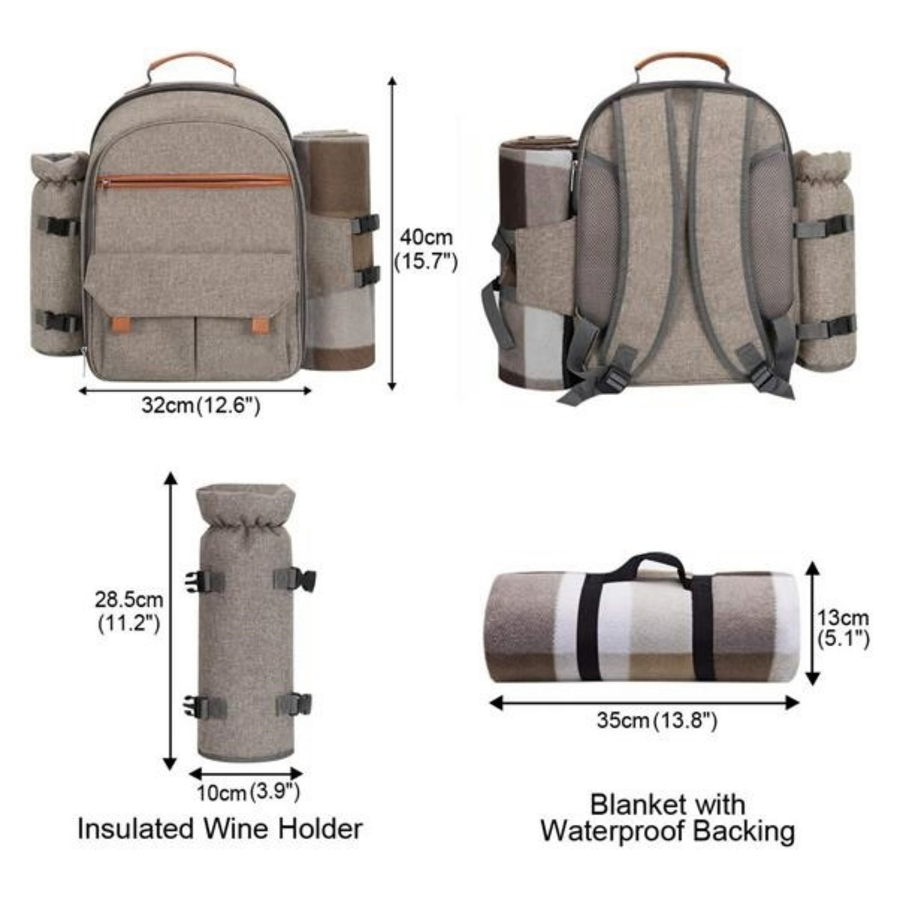 Picnic Backpack for 4 Person 2