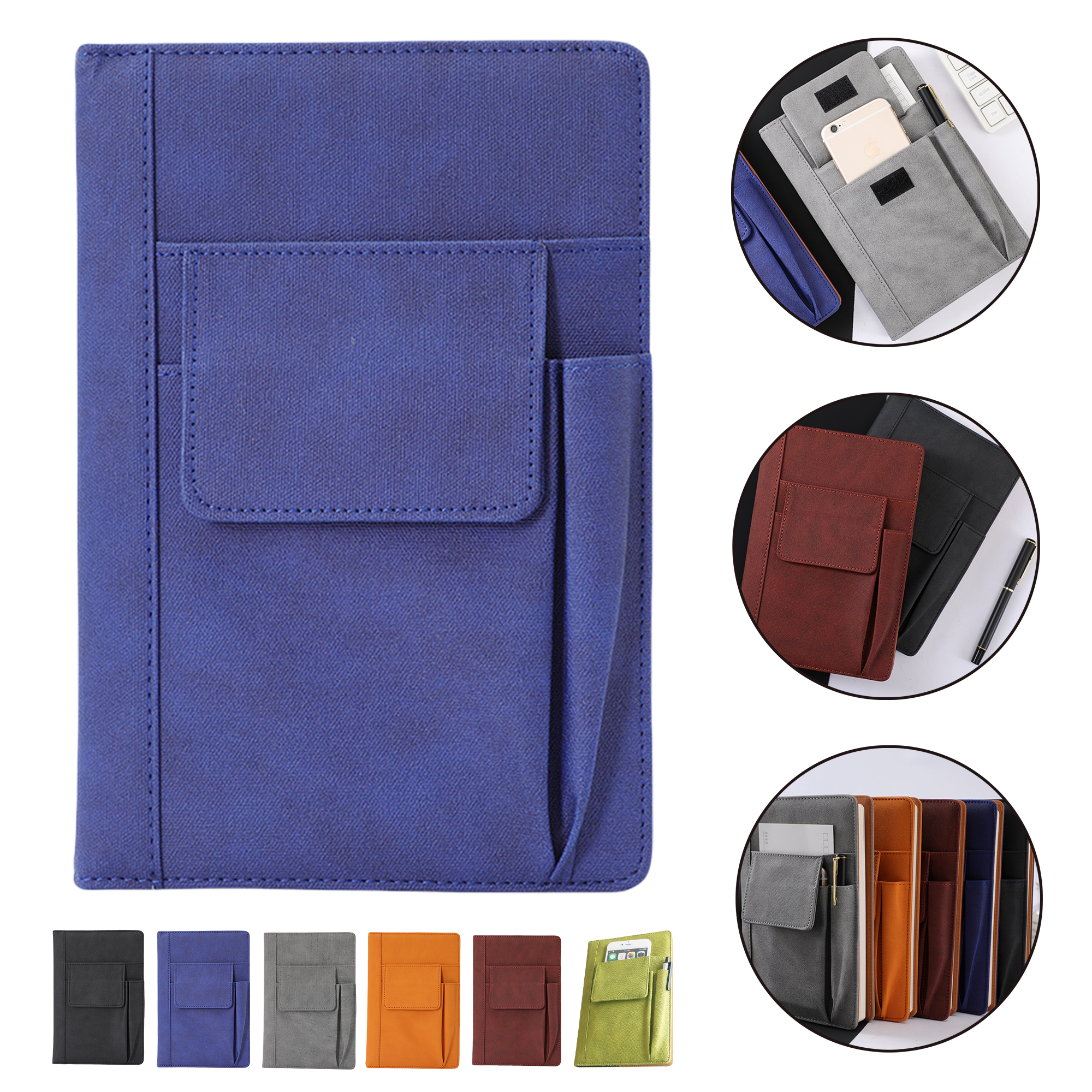 Soft PU Leather Notebook with Pen 7