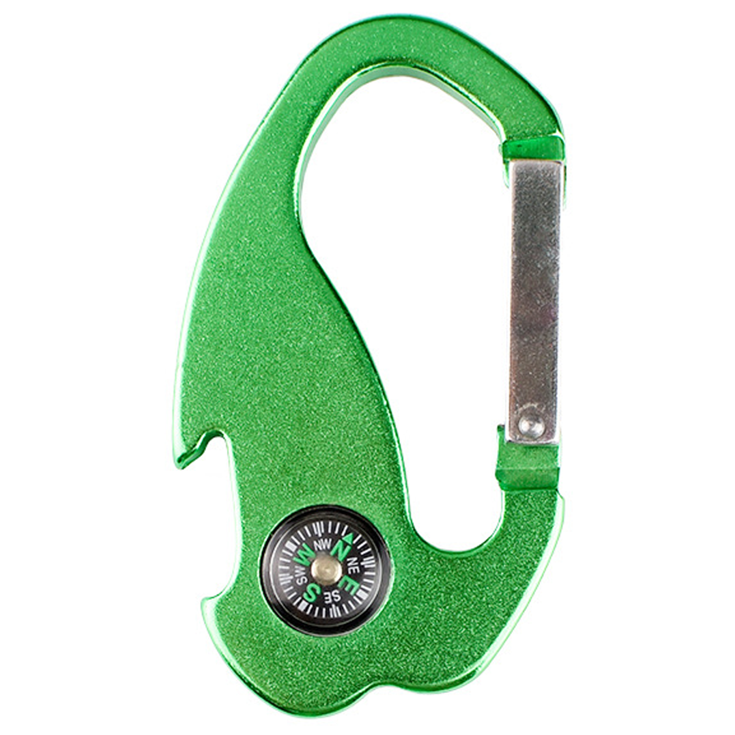 Multi Function Compass Opener Aluminum Alloy Carabiner 4