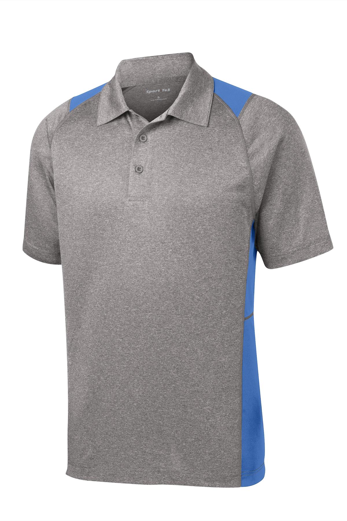 Sport-Tek® Heather Colorblock Contender Polo 40