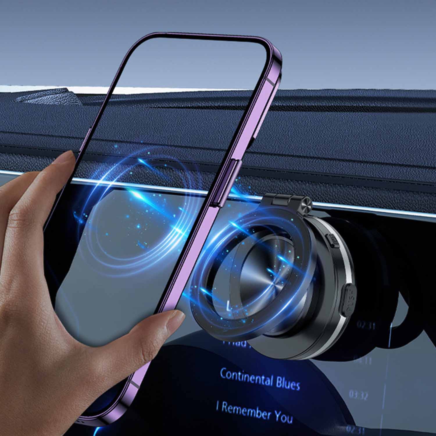 Vacuum adsorption car mobile phone holder 5