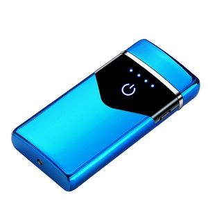 Sleek Electric Arc Lighter With Flip Up Cap And USB Charger 16