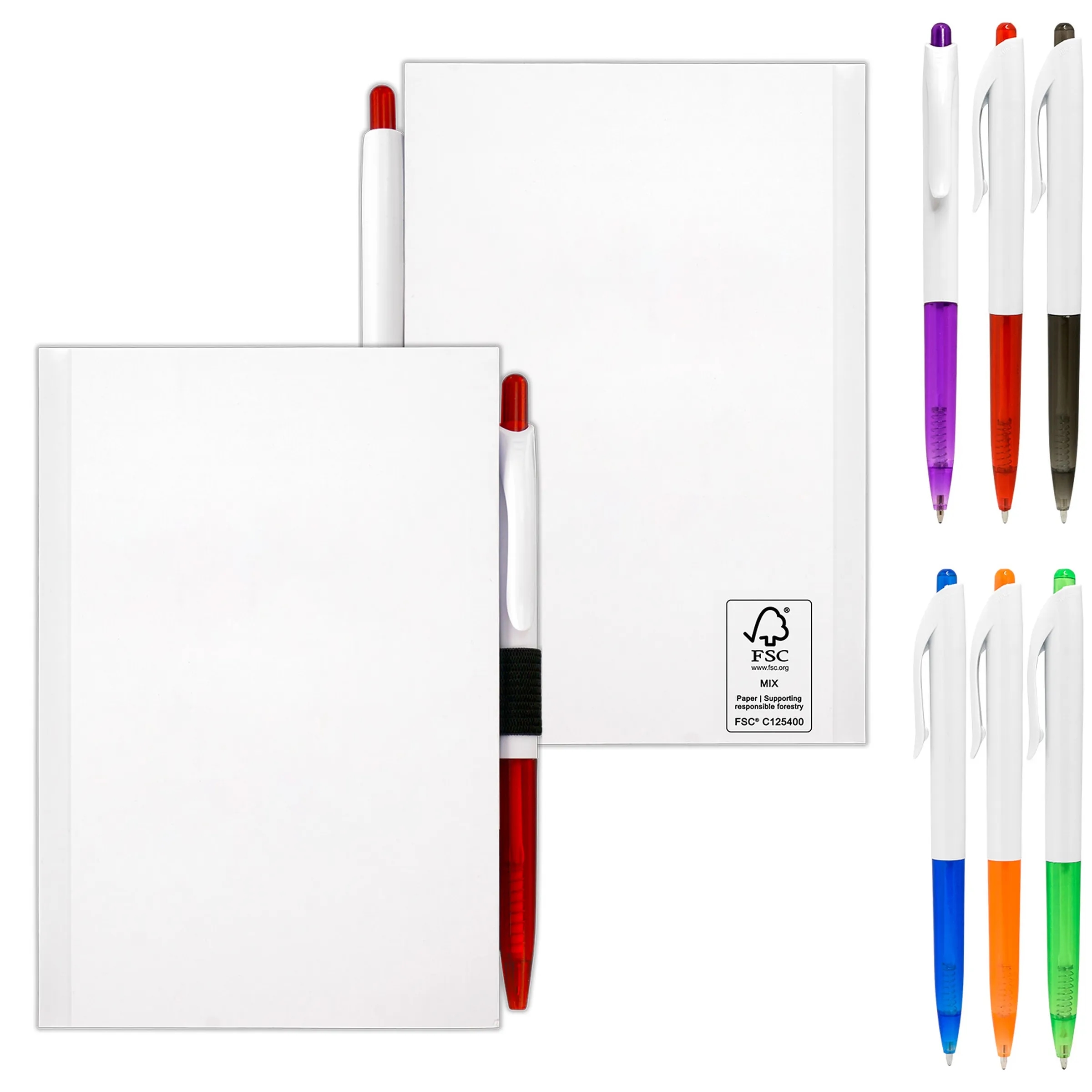 4" x 6" Perfect Paper Cover Notebook with Pen 12