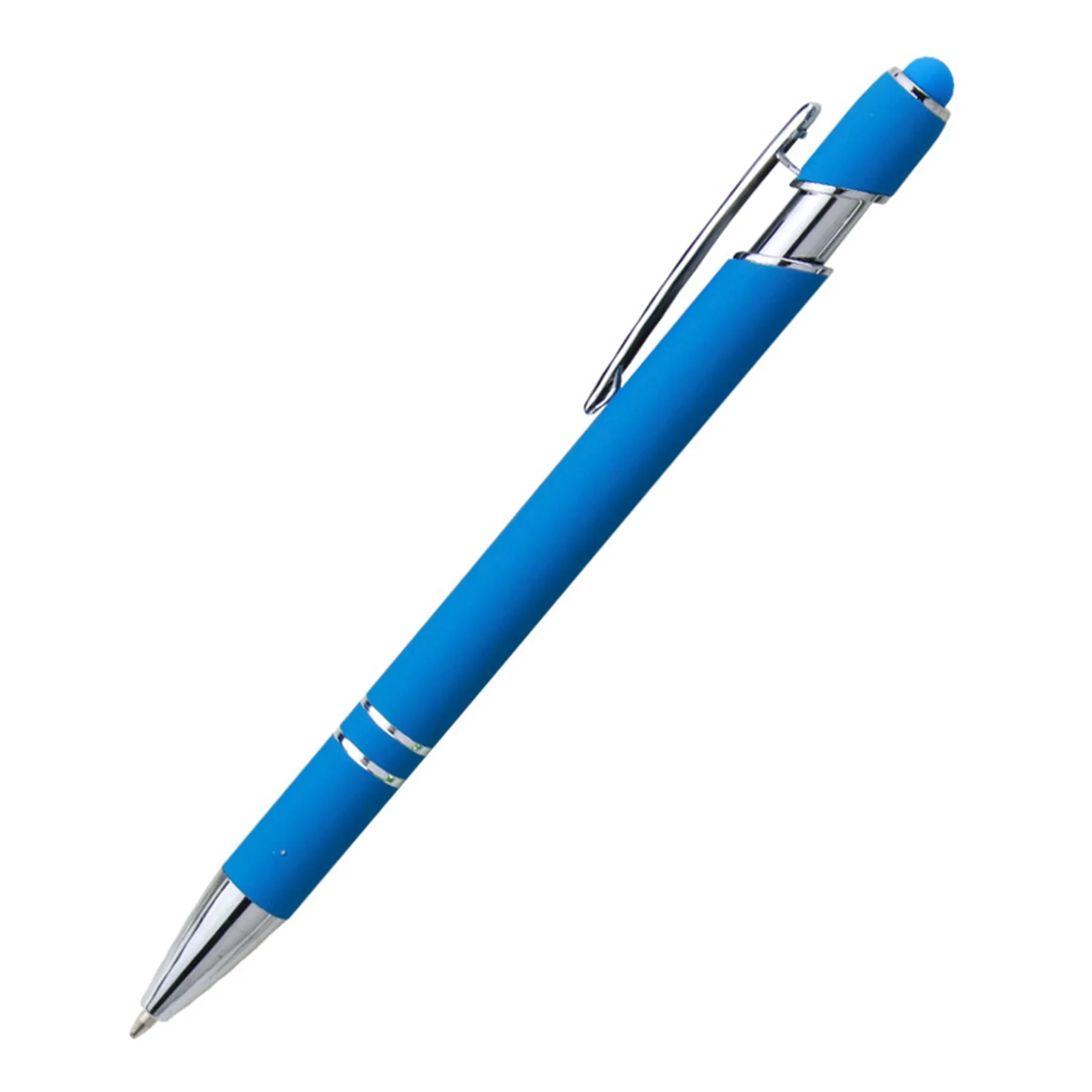 2 in 1 Metal Ballpoint Pen With Colorful Stylus 2