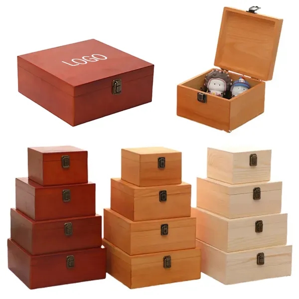Wooden Gift Box Crafting Kit with Diy Wood Craft Supplies 1
