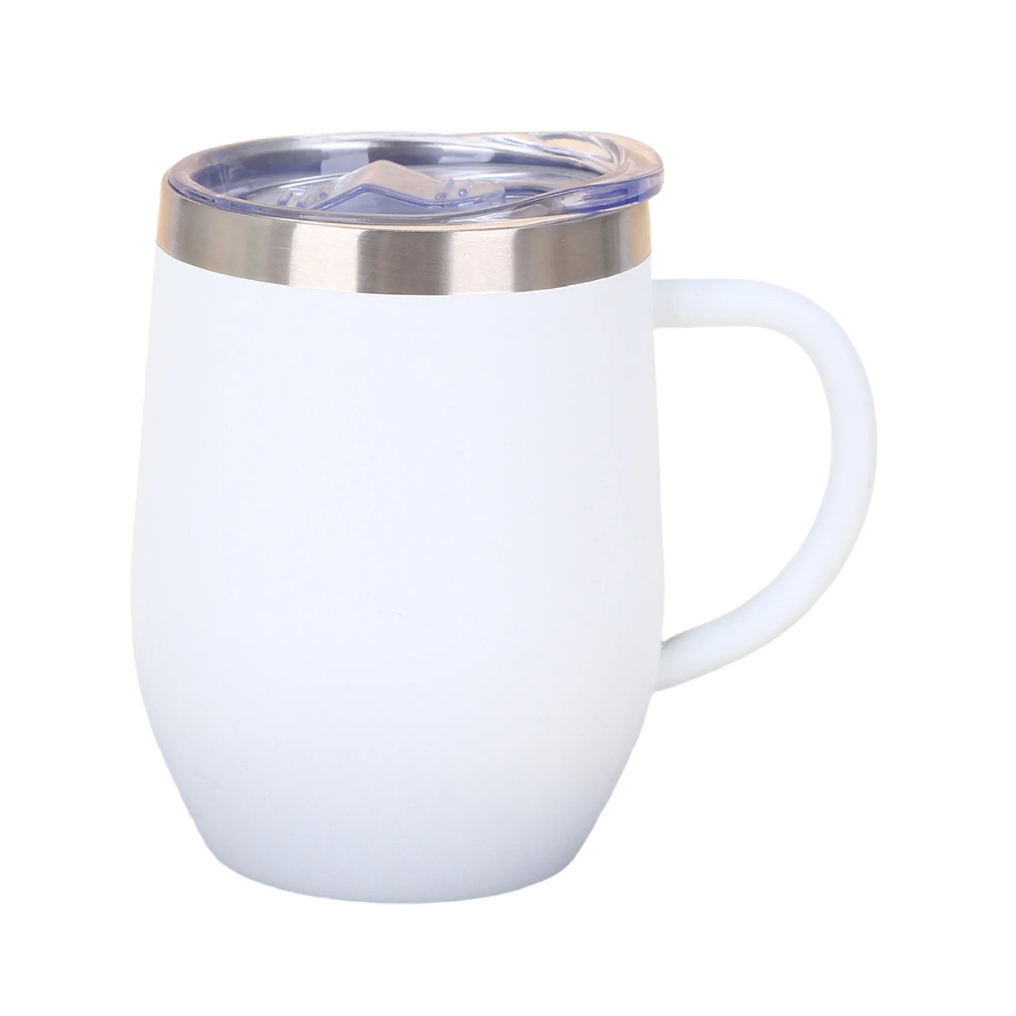 MOQ 12oz Stainless Steel Insulated Coffee Tumbler with Lid 8