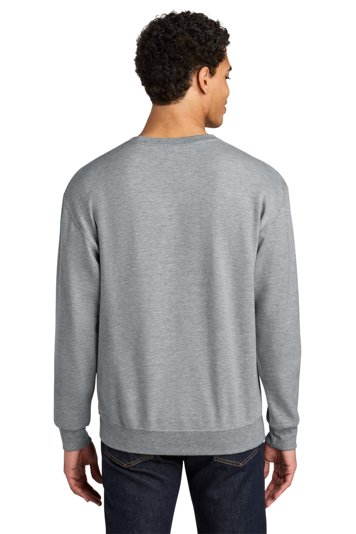 Jerzees Ultimate Unisex CVC Ring Spun Crewneck Sweatshirt IC48M 52