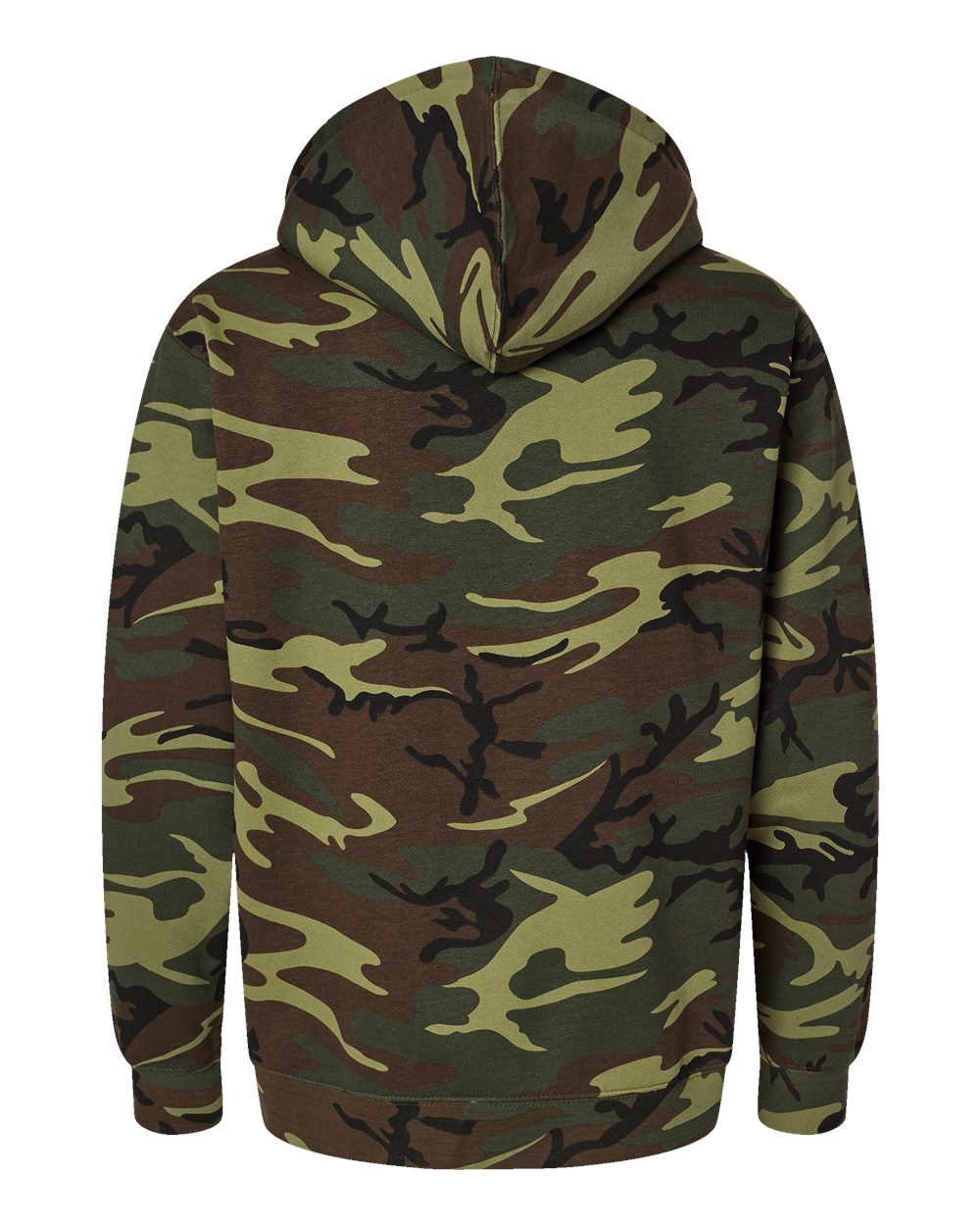 Unisex Camo Fleece Hoodie Sweatshirt - 3969 9