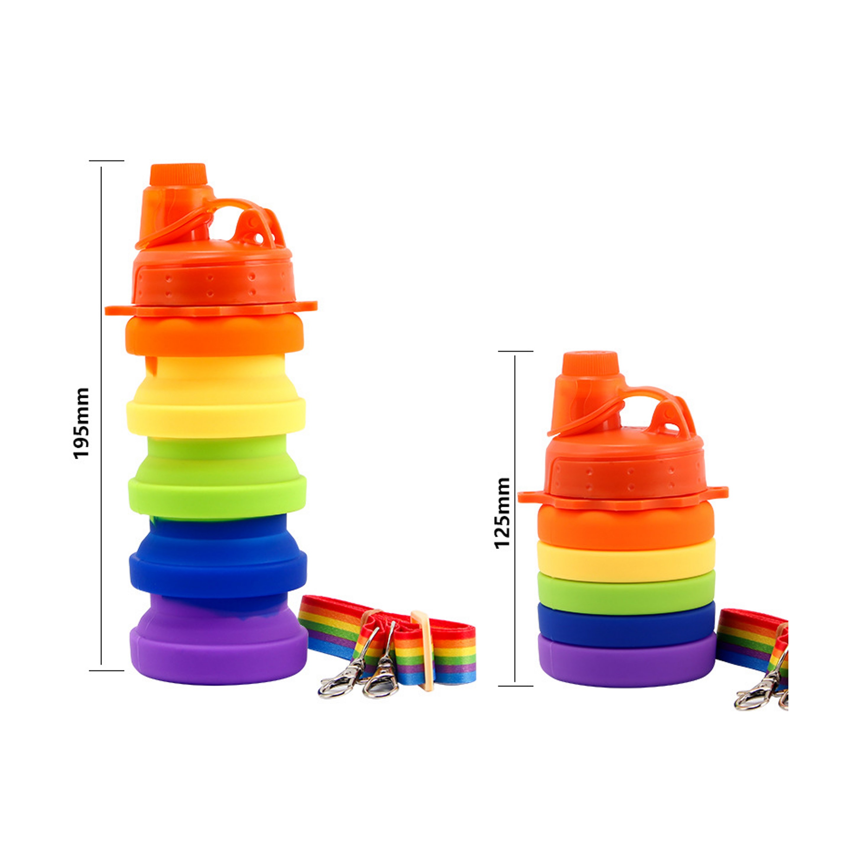Silicone Foldable Water Bottle (direct import) 4