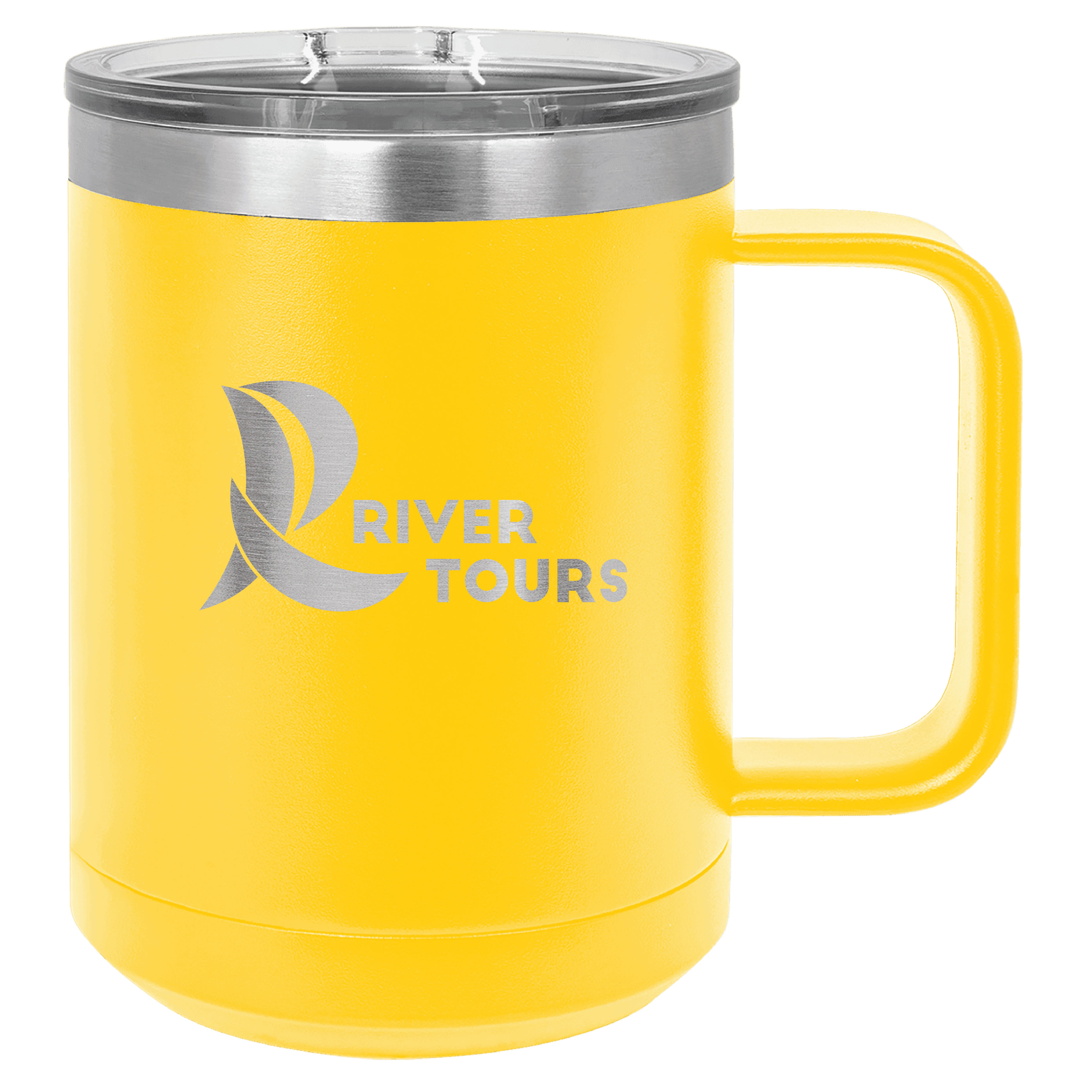 Polar Camel 15 oz. Stainless Steel Coffee Mug w/ Sliding Lid 37