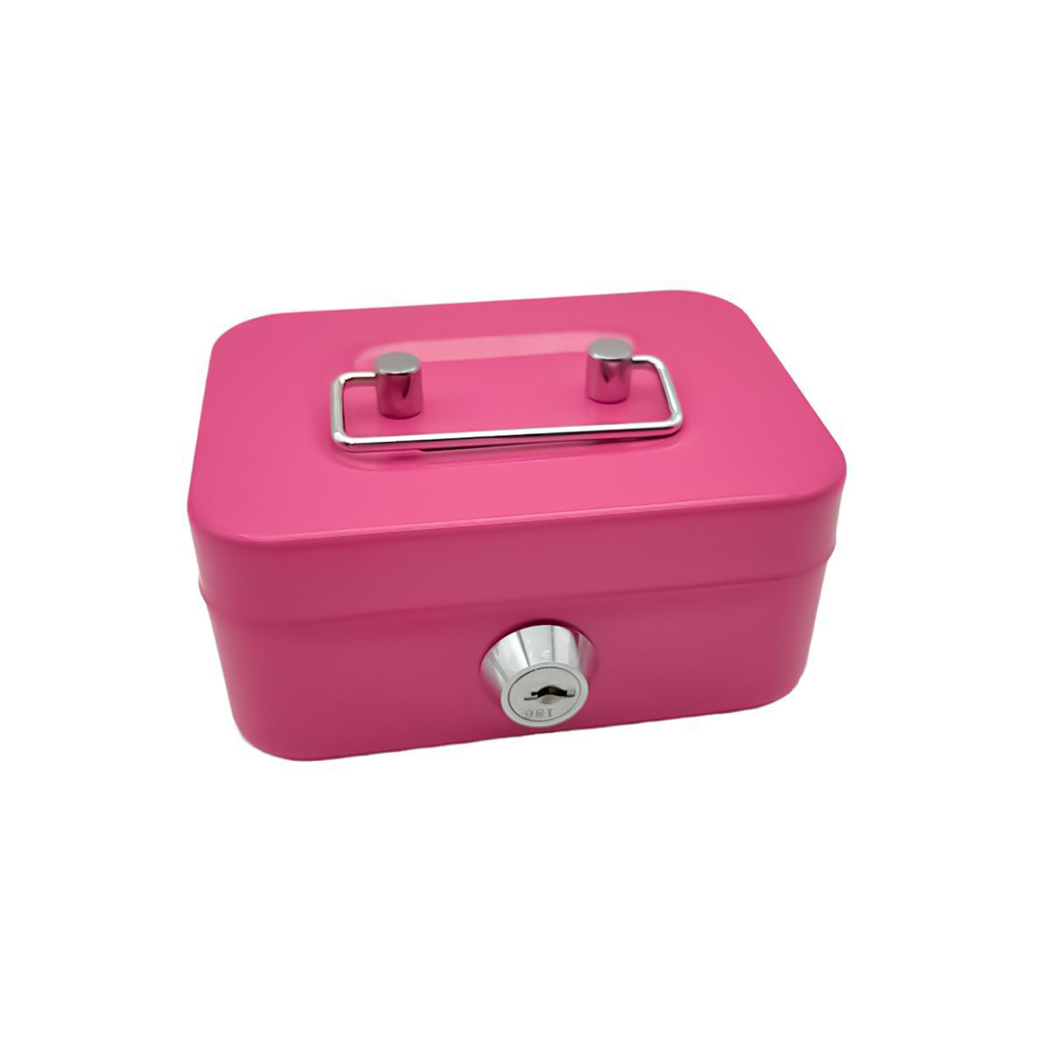 Small Cash Box w/ Lock and Slot 8
